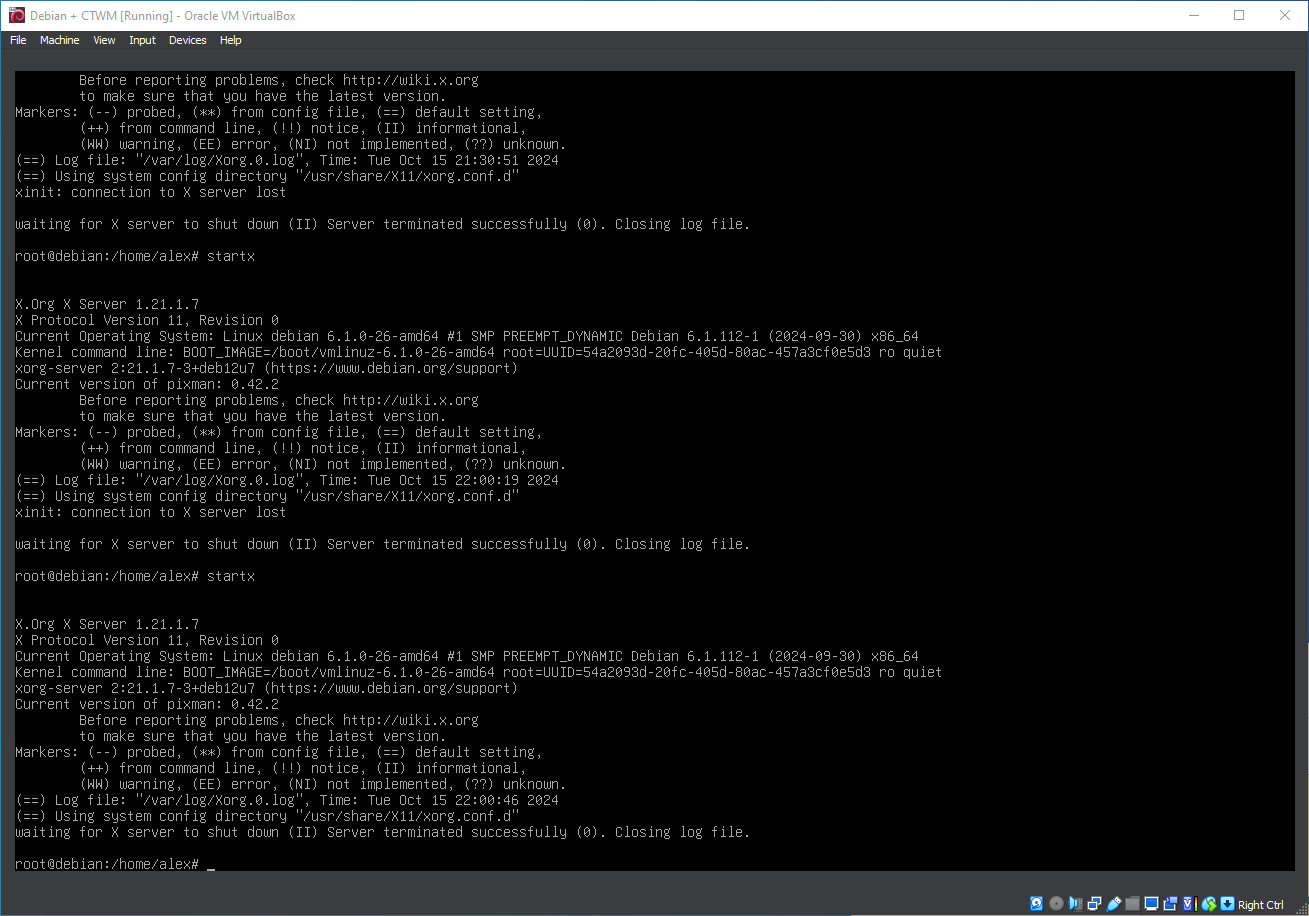 Back to the command line